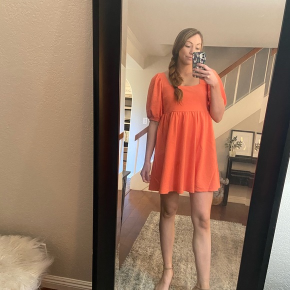 Coral/Orange dress - Picture 4 of 4